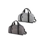 תיק ספורט בד ממותג בשני גוונים – כולל רצועת כתף, מתאים לחדר כושר, טיולים ומתנות ממותגות ללקוחות