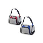 תיק ספורט ממותג פיטנס בד קורדורה עם תא נעליים וכיס קדמי – תיק כושר ממותג לעסקים