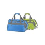 תיק ספורט ממותג וינגייט כחול וירוק עם רצועת כתף ותא קדמי – תיק כושר ממותג לעסקים