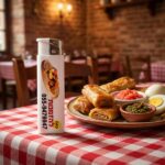 מצת ממותג למסעדה וטייק אווי עם לוגו – מוצר פרסום לעסקי מזון