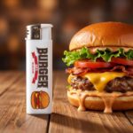 מצת ממותג למזללת המבורגרים עם לוגו – מוצר פרסום לעסקי מזון מהיר