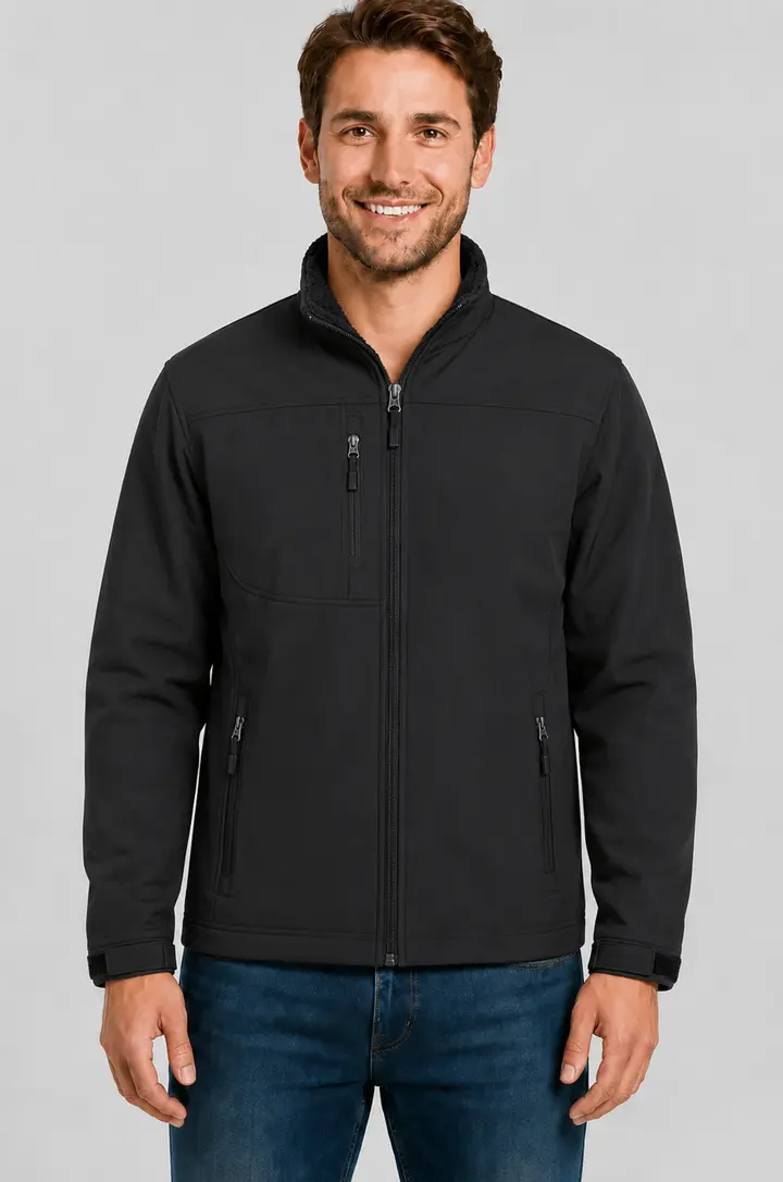 tagli-softshell-thermal-black-front