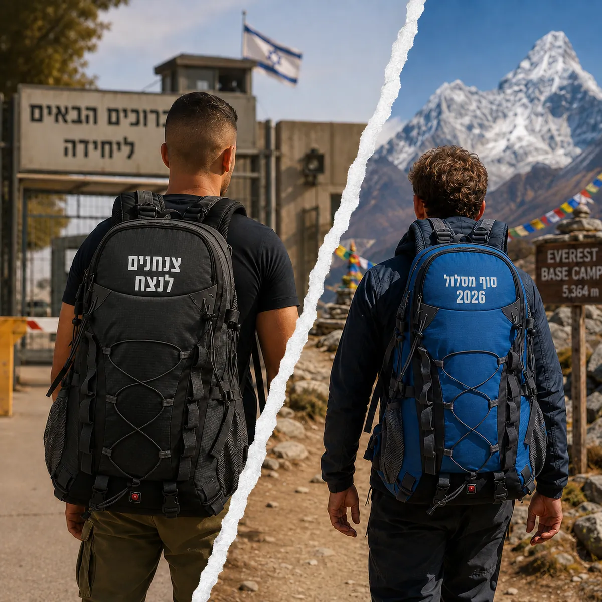 תיק טיולים ממותג למתגייסים, חיילים, מכינות, מסעות וטיולים