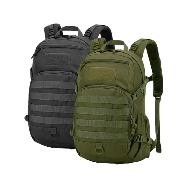 תיק טקטי ממותג עם MOLLE במבחר צבעים